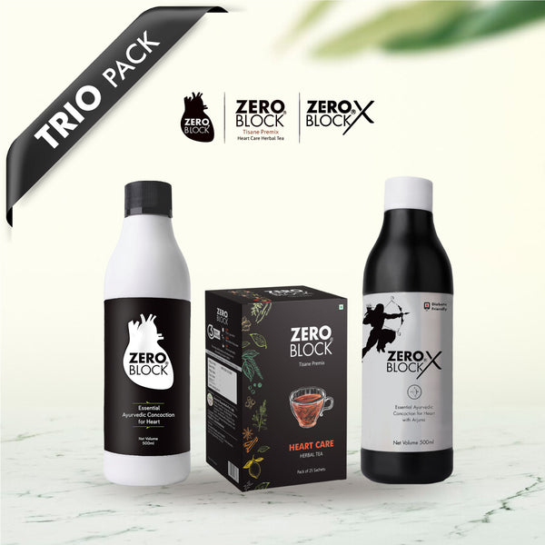 Zero Block, Zero Block X and Tisane Premix Heart Care Herbal Tea Trio ...