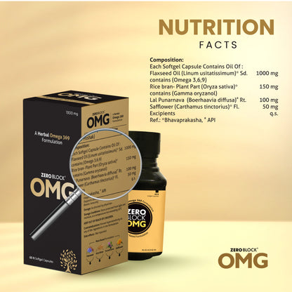 ZERO BLOCK OMG (60 capsules x 1300mg)