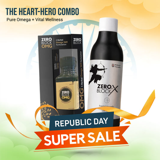 ZERO BLOCK X 500ml concoction + ZERO BLOCK OMG veg source 60 softules (each 1300mg)